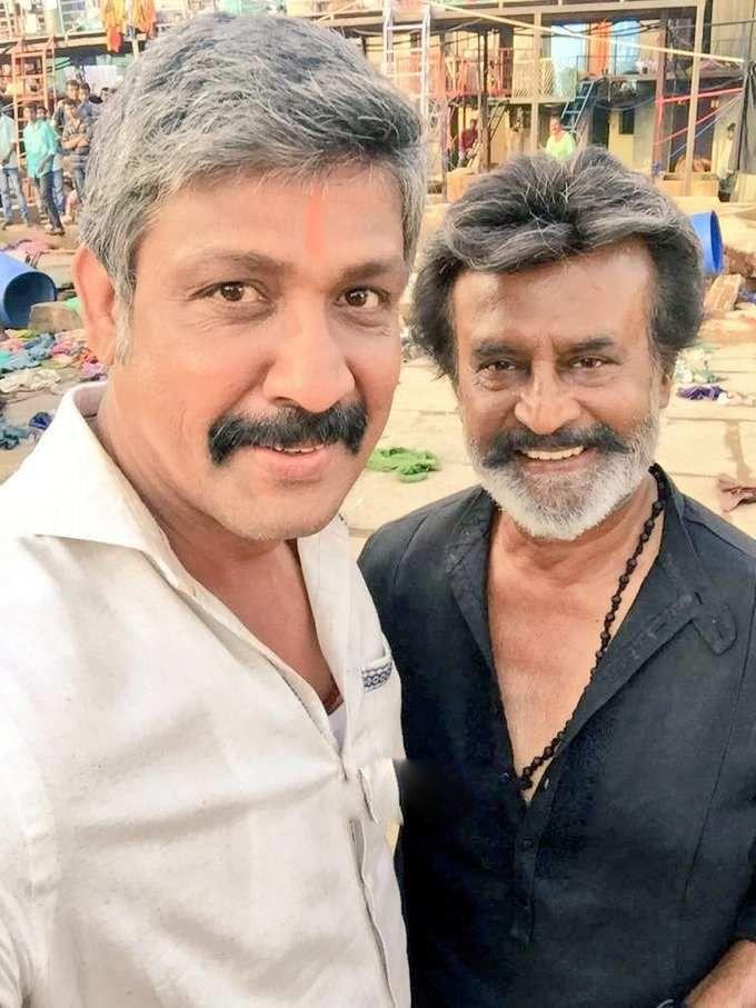 Exclusive: Superstar Rajinikanth at Kaala Shooting Spot Photos