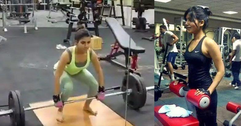 Exclusive Actresses Caught hardly Working Out In Gym