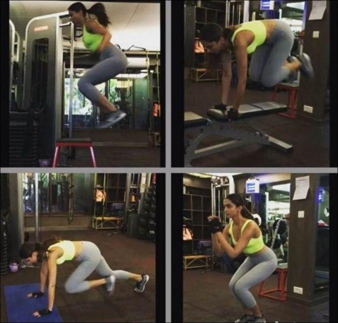 Exclusive Actresses Caught hardly Working Out In Gym