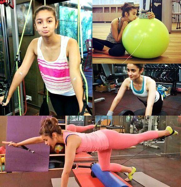 Exclusive Actresses Caught hardly Working Out In Gym