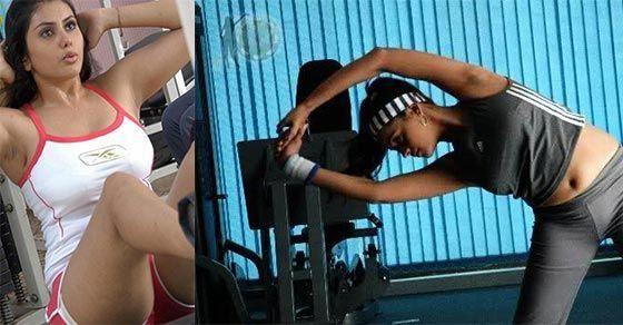 Exclusive Actresses Caught hardly Working Out In Gym