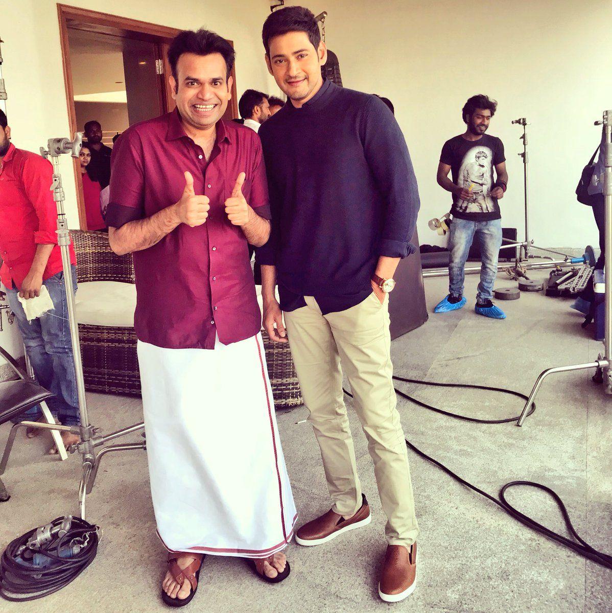 Exclusive Leaked Photos Bharath Ane Nenu Movie