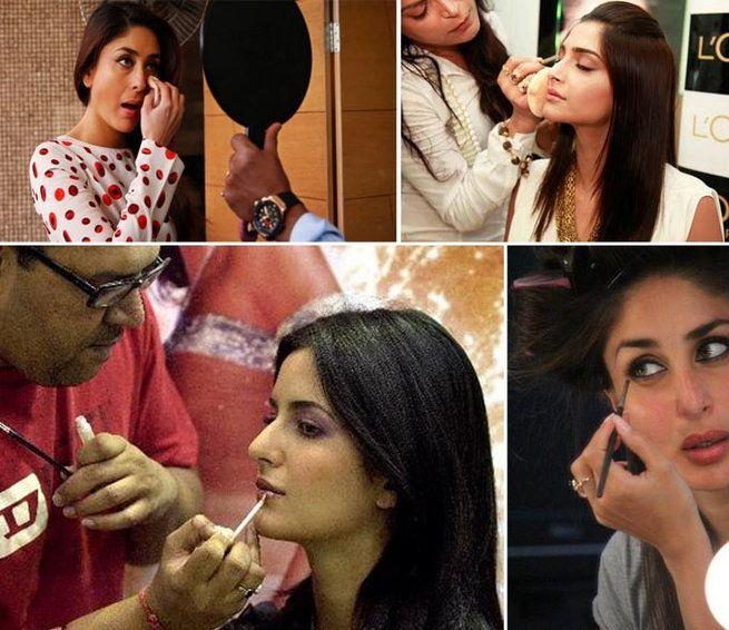 Exclusive Leaked Photos of Actresses in Their Makeup Room