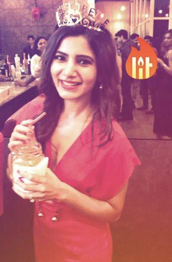 Exclusive Photos: Samantha Parties Hard With Tollywood Celebrities