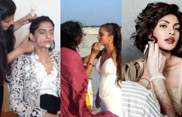 Exclusive Photos of Actress in Their Makeup Room