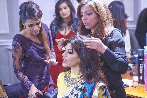 Exclusive Photos of Actress in Their Makeup Room