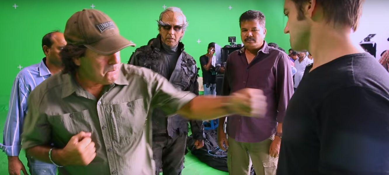 Exclusive Stills: Rajinikanth’s Robot 2.0 Movie Making