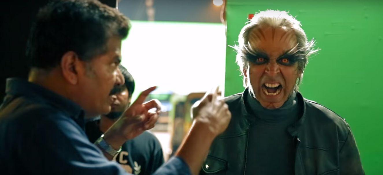 Exclusive Stills: Rajinikanth’s Robot 2.0 Movie Making