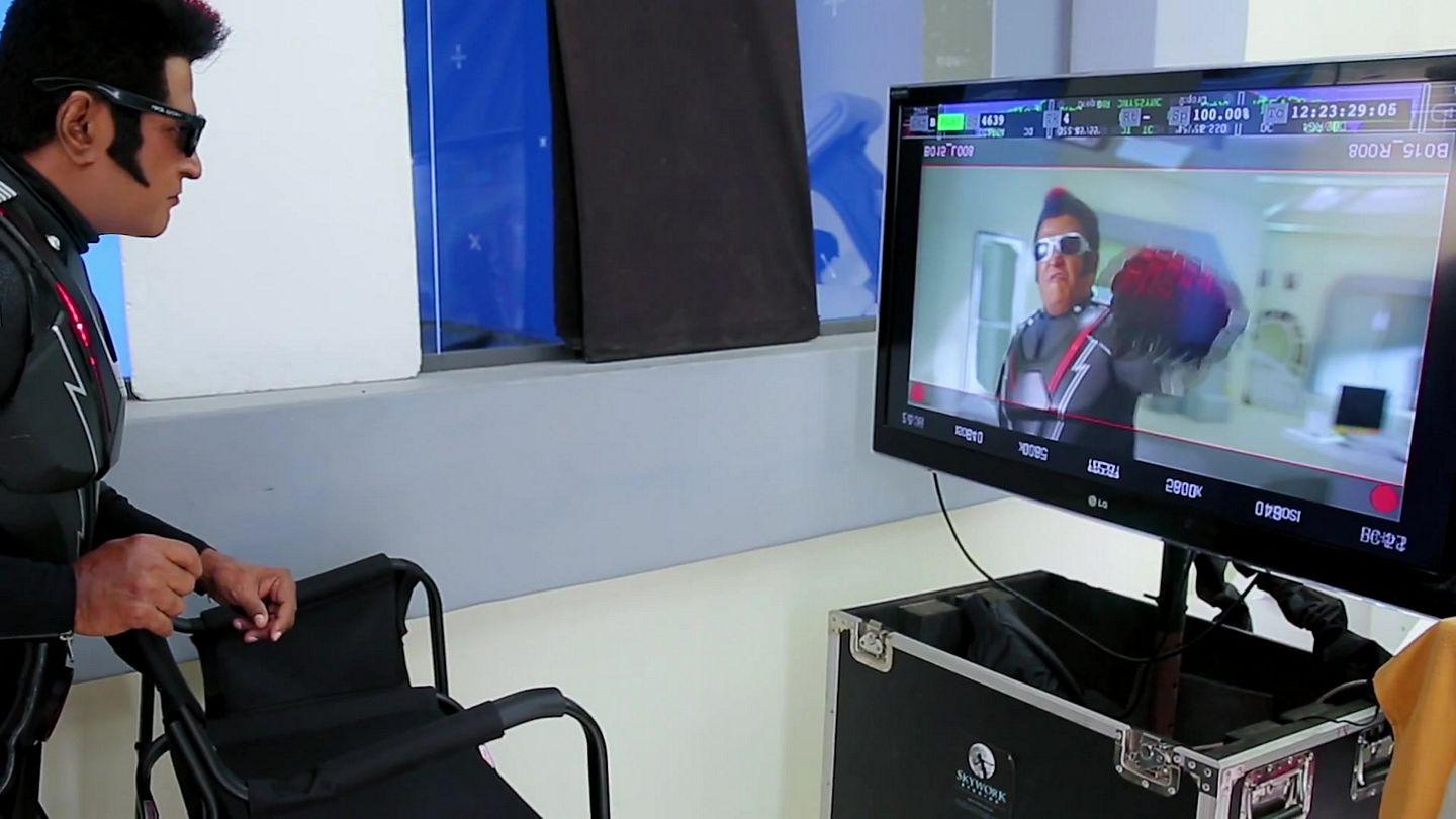 Exclusive Stills: Rajinikanth’s Robot 2.0 Movie Making