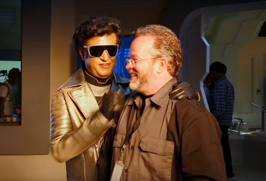 Exclusive Stills: Rajinikanth’s Robot 2.0 Movie Making