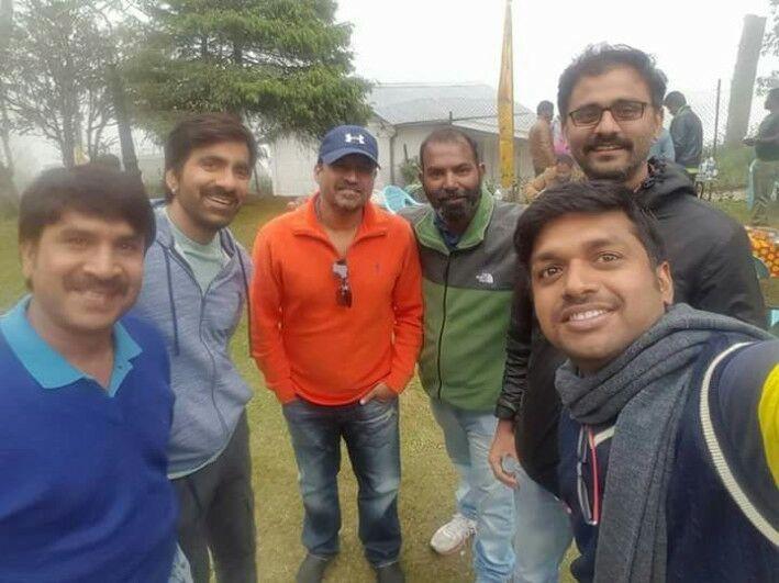 Exclusive Stills: Ravi Teja & Mehrene on the sets of Raja The Great