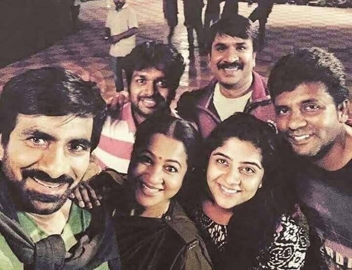 Exclusive Stills: Ravi Teja & Mehrene on the sets of Raja The Great