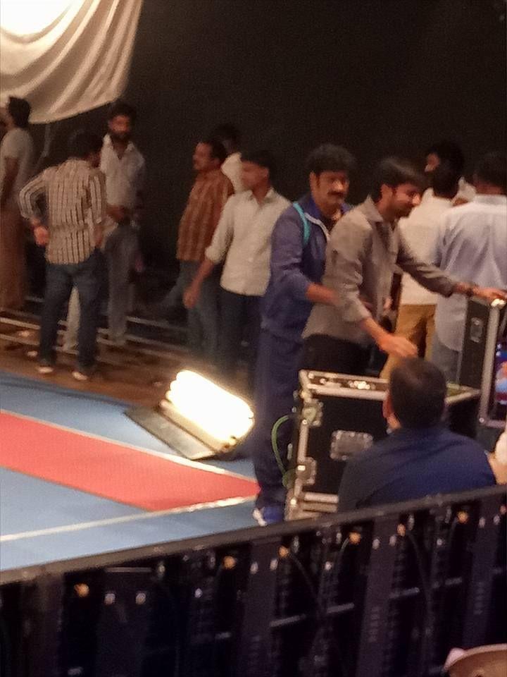 Exclusive Stills: Ravi Teja & Mehrene on the sets of Raja The Great