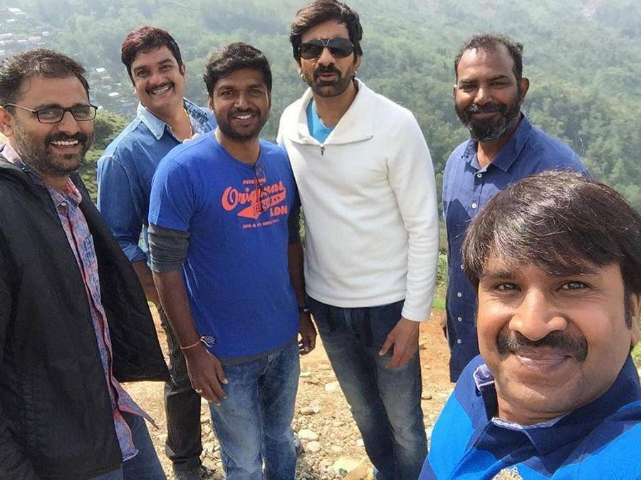 Exclusive Stills: Ravi Teja & Mehrene on the sets of Raja The Great