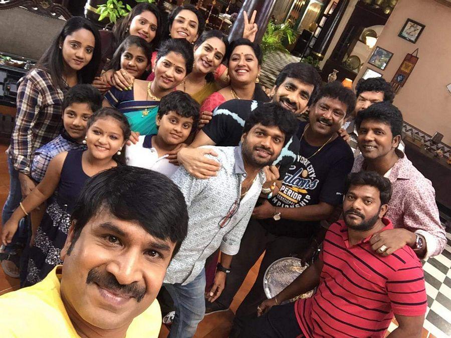Exclusive Stills: Ravi Teja & Mehrene on the sets of Raja The Great