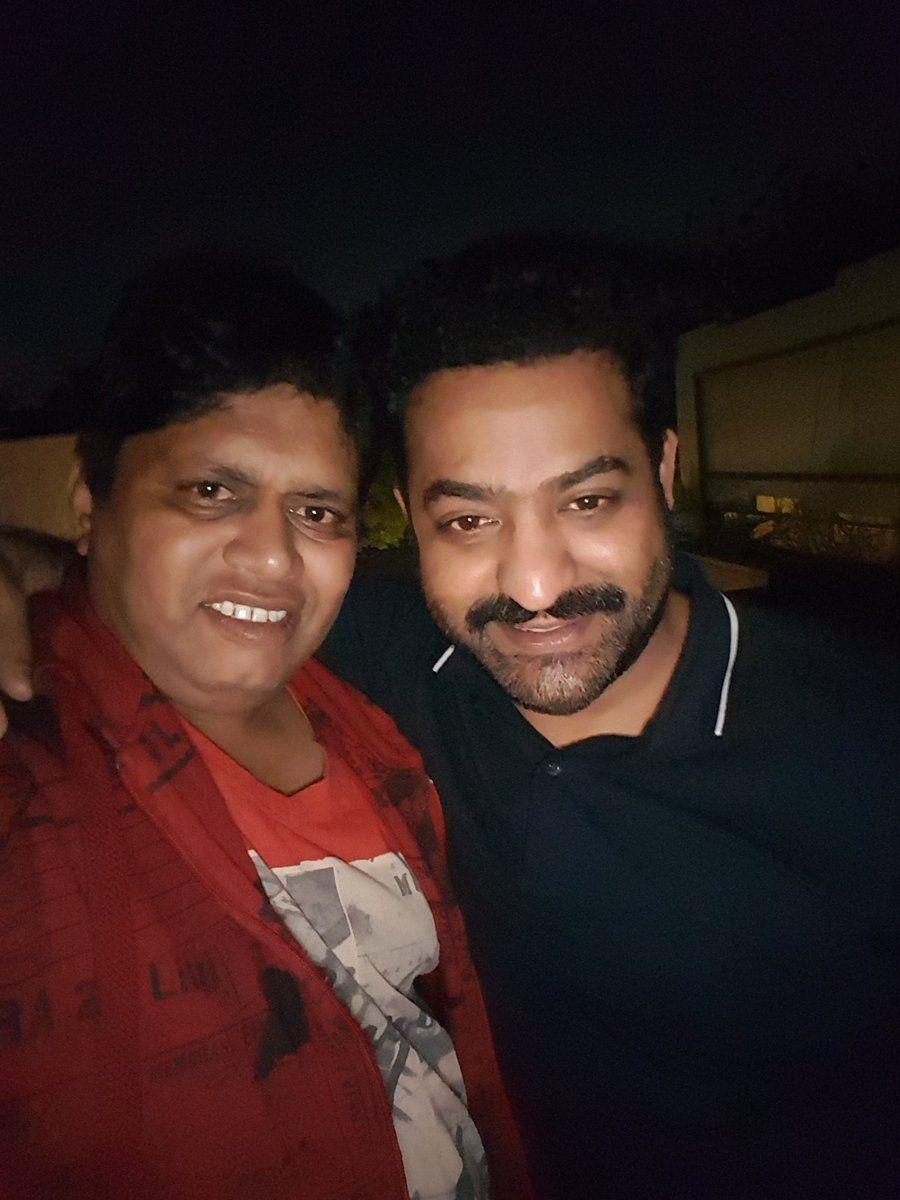 Fans met NTR at his residence Photos