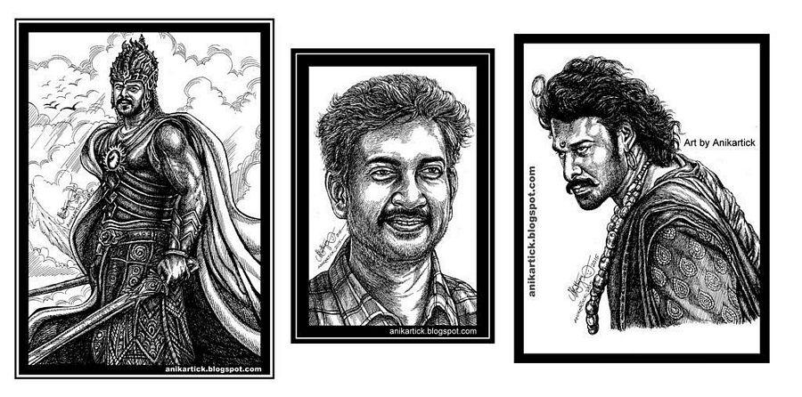 Fantastic Imaginary Fans Artworks of Baahubali 2 Movie