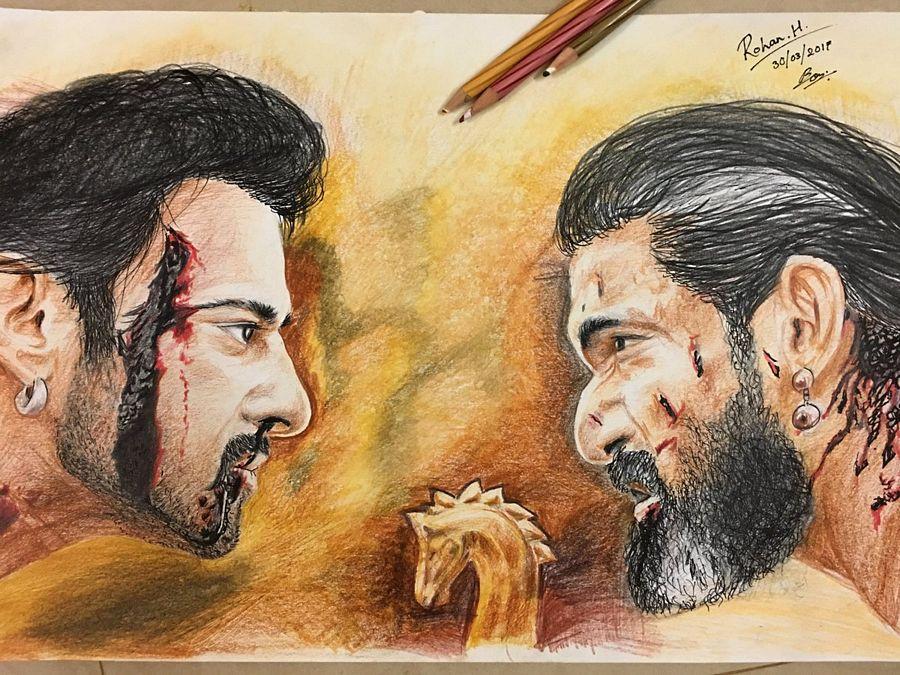 Fantastic Imaginary Fans Artworks of Baahubali 2 Movie