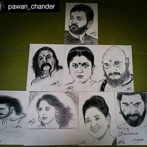 Fantastic Imaginary Fans Artworks of Baahubali 2 Movie