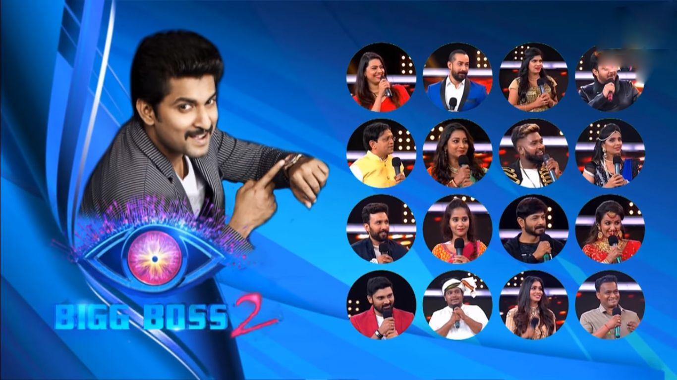 Final list of 16 Contestants in Bigg Boss Telugu 2