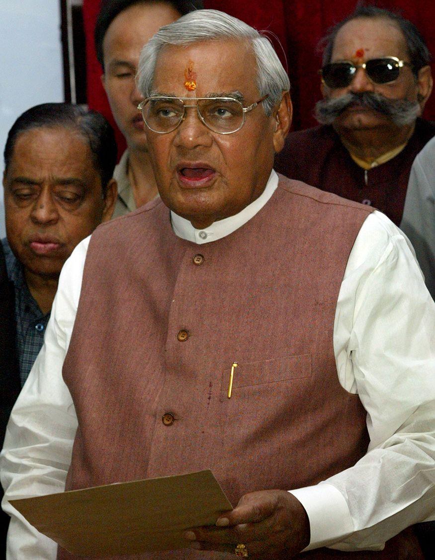 Former Prime Minister & BJP Stalwart Atal Bihari Vajpayee's Life In Pics