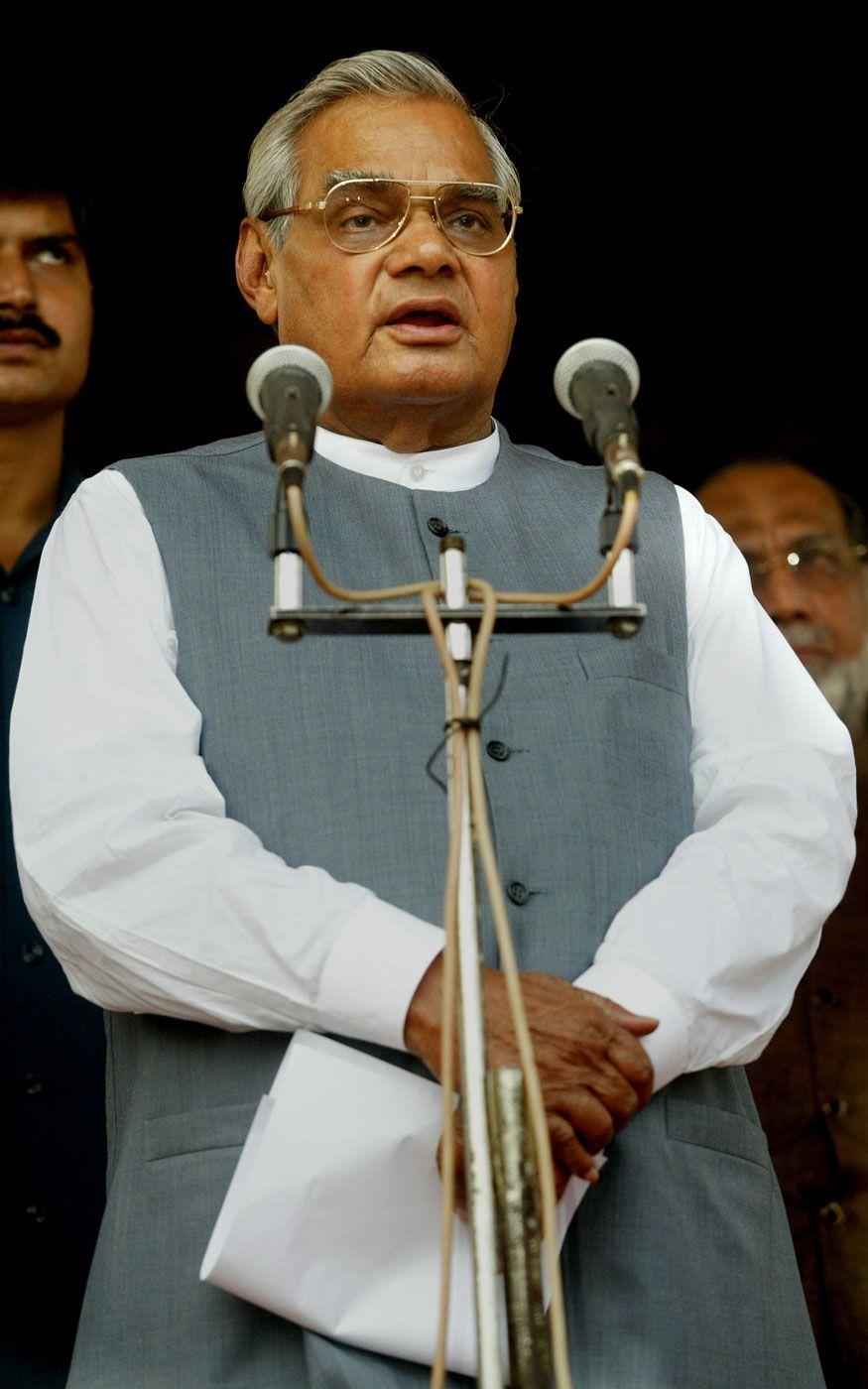 Former Prime Minister & BJP Stalwart Atal Bihari Vajpayee's Life In Pics