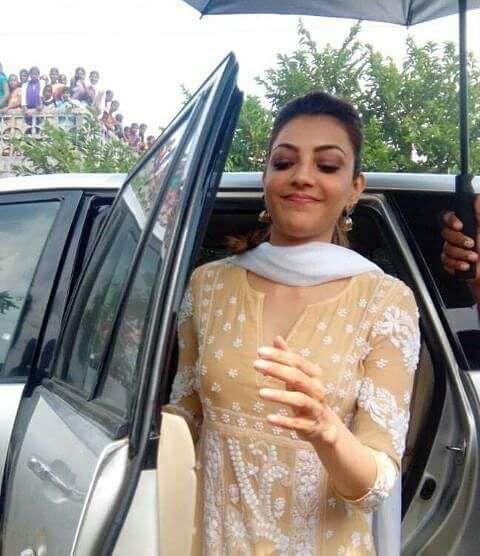 GOES VIRAL: Kajal Agarwal Stills Leaked from MLA Movie Shooting Spot