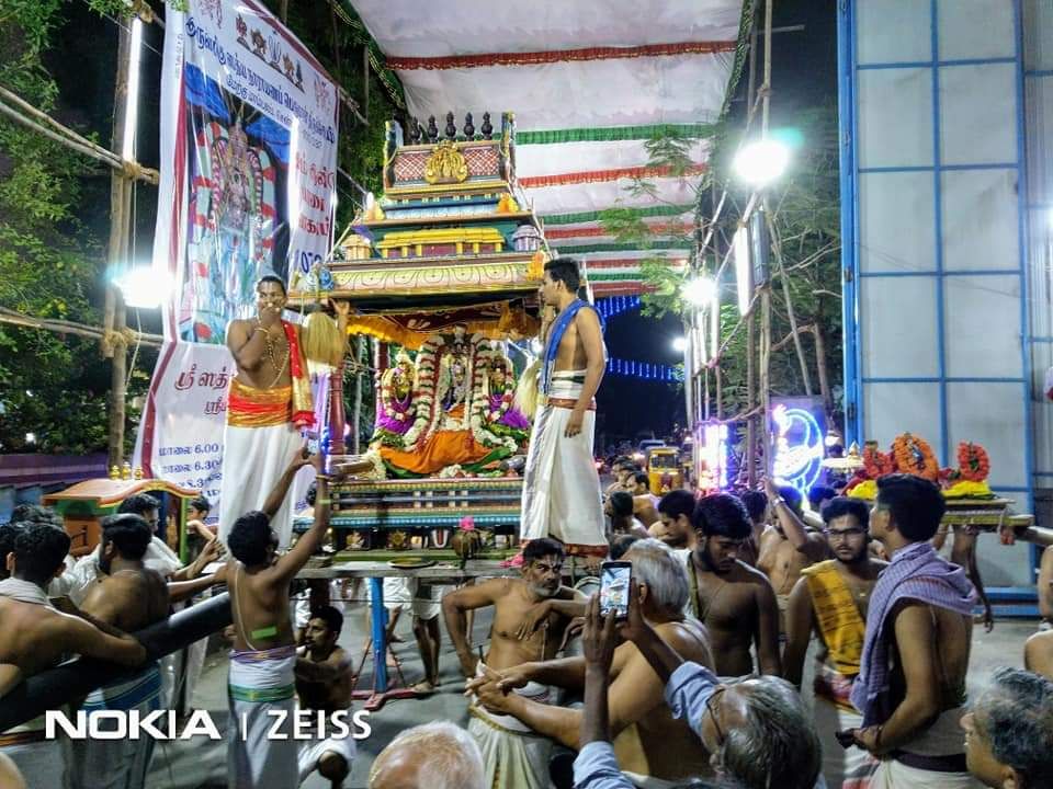 Garudasevai Asthanam at MGR Nagar Prasanna Venkatesa perumal Kovil Chennai 