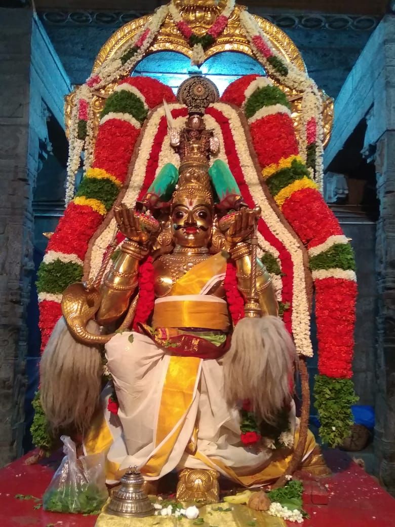 Garudasevai Asthanam at MGR Nagar Prasanna Venkatesa perumal Kovil Chennai 