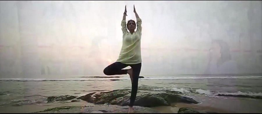 Gautami Yoga Day Promo Photos