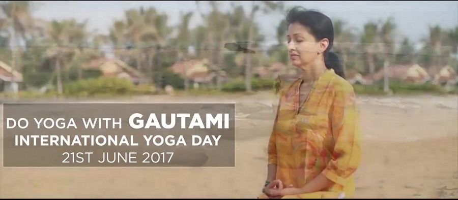 Gautami Yoga Day Promo Photos