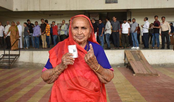Gujarat Elections 2017 First Phase Polling Photos