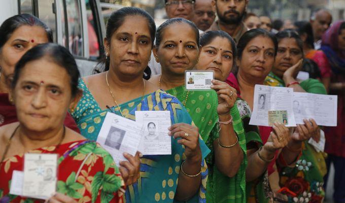 Gujarat Elections 2017 First Phase Polling Photos