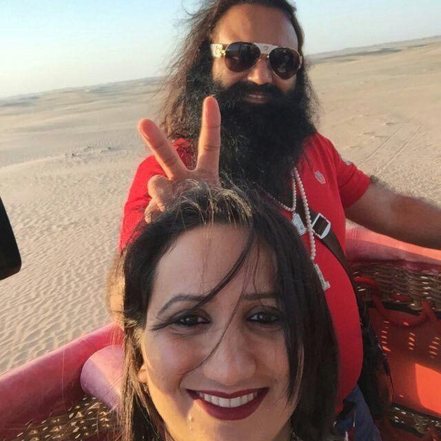 Gurmeet Ram Rahim Singh's daughter Honeypreet Photos