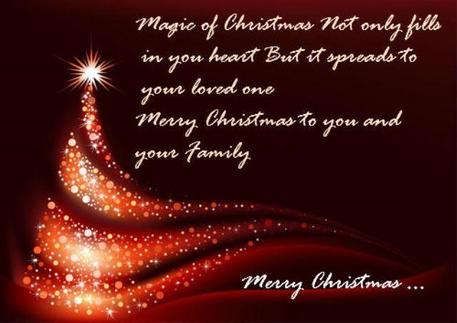 HAPPY MERRY CHRISTMAS 2017 Wishes Greetings Cards & Quotes