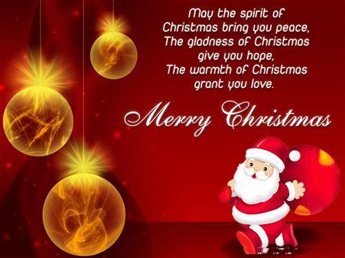 HAPPY MERRY CHRISTMAS 2017 Wishes Greetings Cards & Quotes