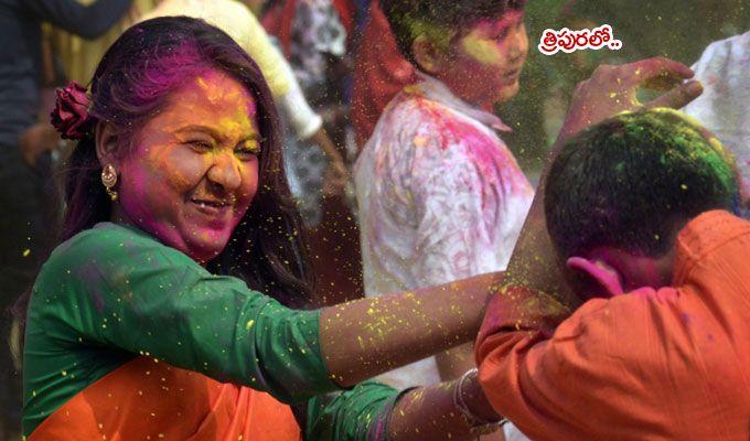 Happy Holi 2018: How India is celebrating the festival of colours See Photos