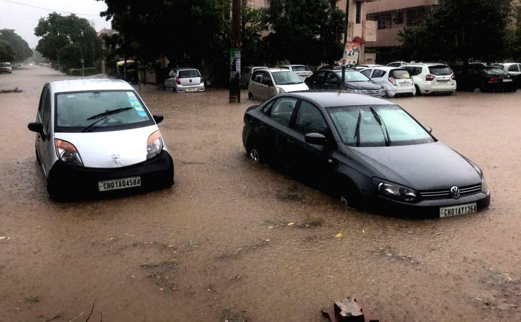 Heavy Rain Lash Chandigarh & Surrounding Areas Photos