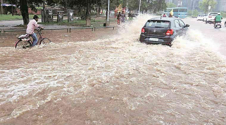 Heavy Rain Lash Chandigarh & Surrounding Areas Photos
