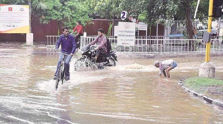 Heavy Rain Lash Chandigarh & Surrounding Areas Photos