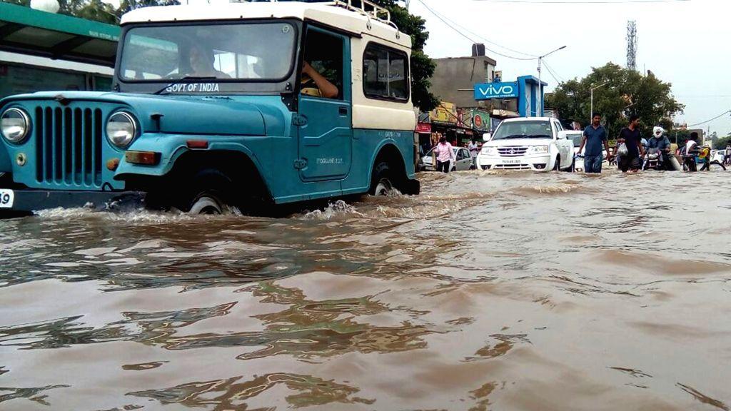 Heavy Rain Lash Chandigarh & Surrounding Areas Photos