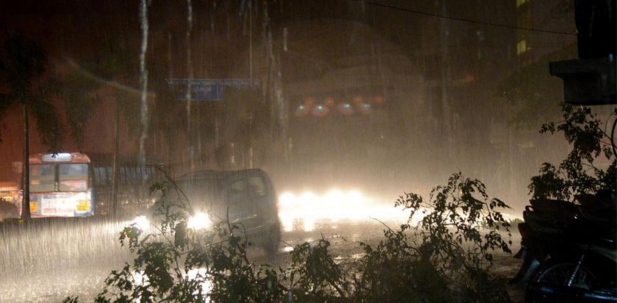 Heavy Rain in Hyderabad City Photos