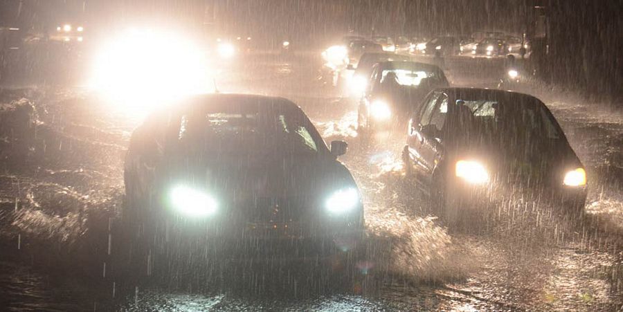 Heavy Rain in Hyderabad City Photos
