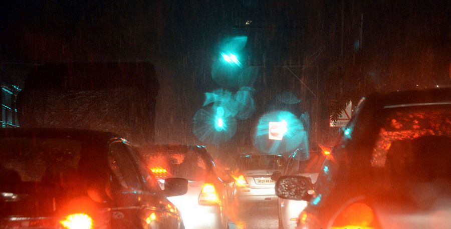 Heavy Rain in Hyderabad City Photos