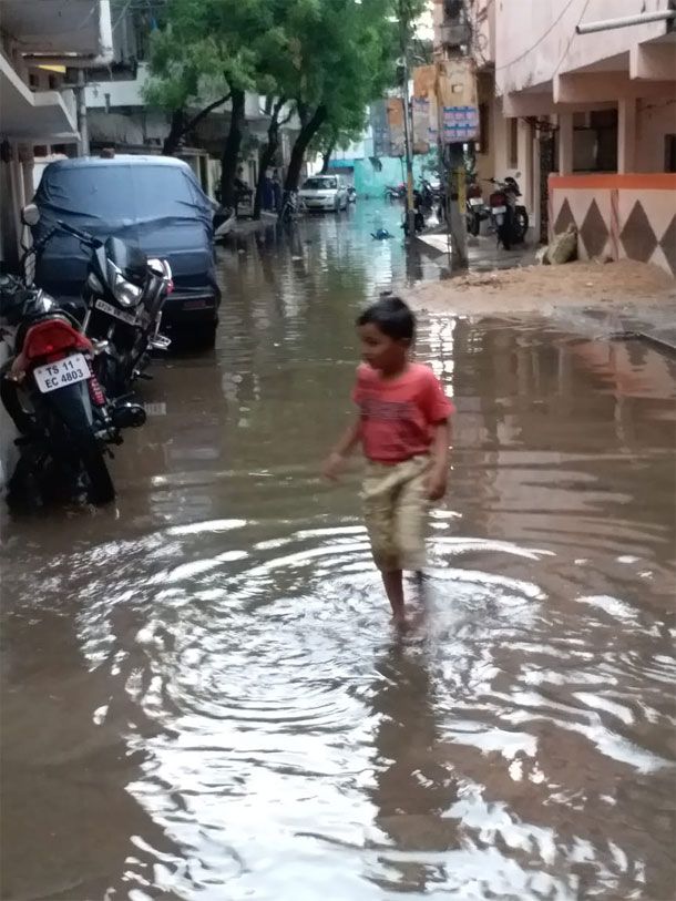 Heavy Rain in Telangana wide Hyderabad Photos