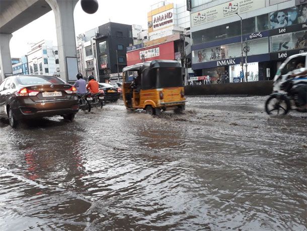 Heavy Rain in Telangana wide Hyderabad Photos