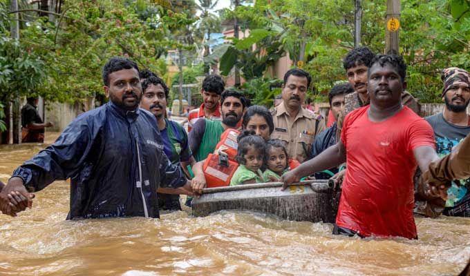 Heavy Rains Continue in Kerala, some relief Camps Get Flooded