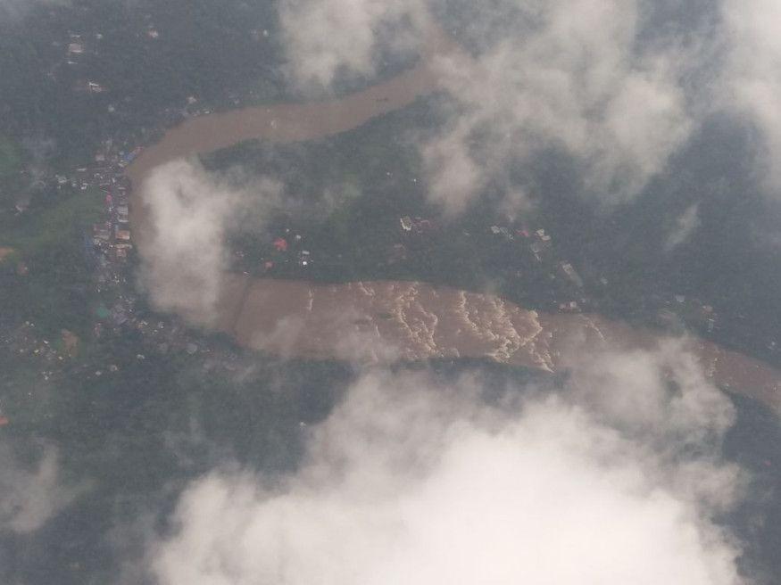 Heavy rains and floods devastate normal lives of Kerala, houses washed away