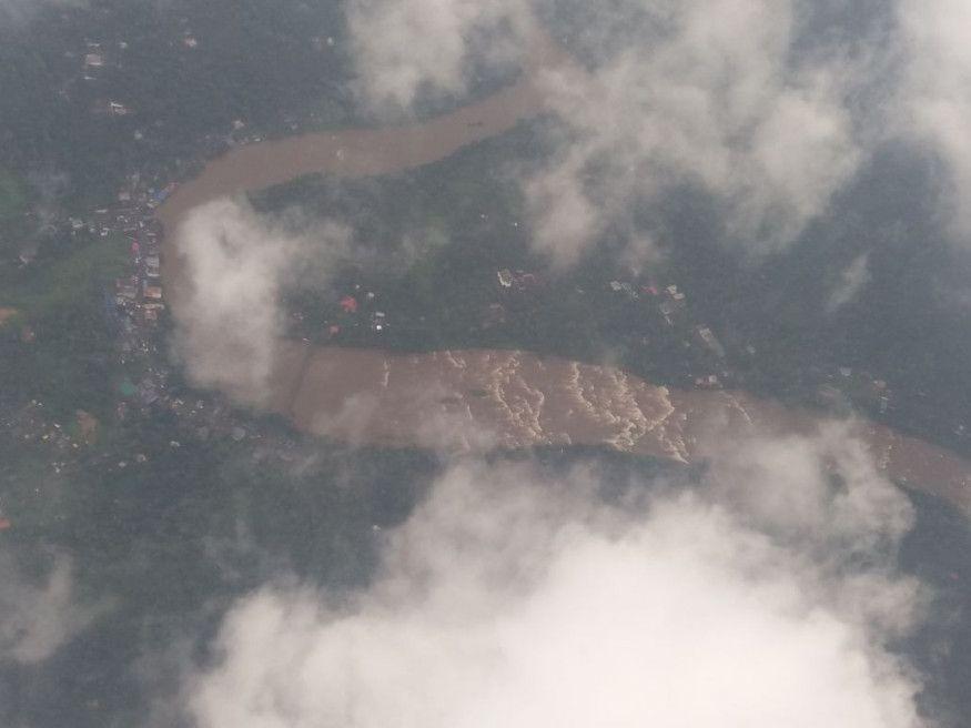 Heavy rains and floods devastate normal lives of Kerala, houses washed away