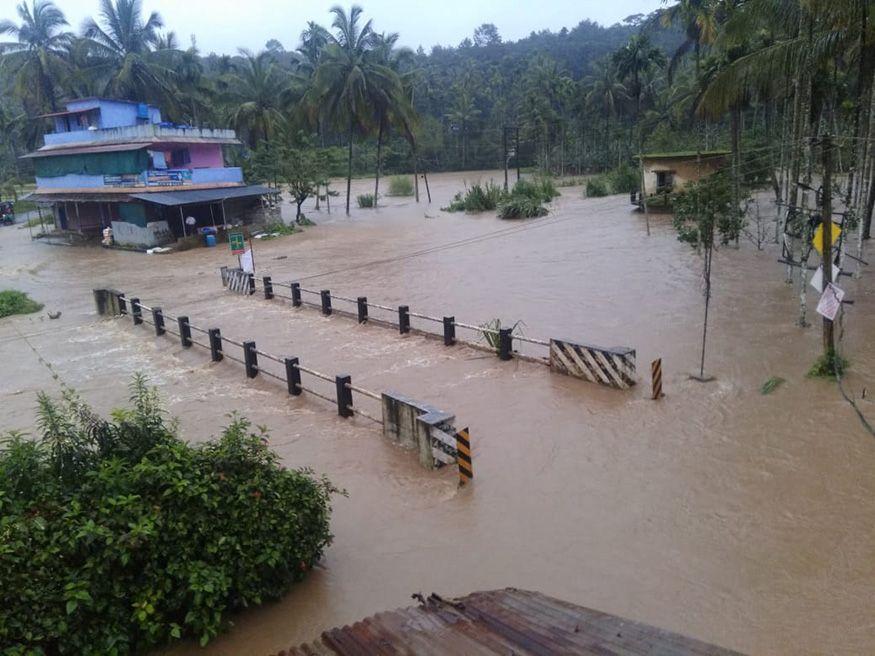 Heavy rains and floods devastate normal lives of Kerala, houses washed away